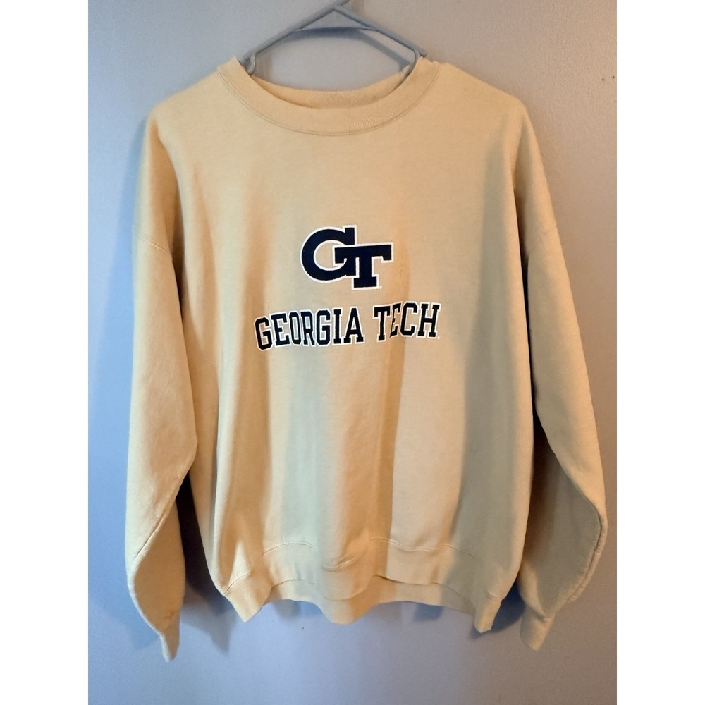 Georgia Tech Yellow Jackets College Champion Authentic Sweatshirt - Size Large